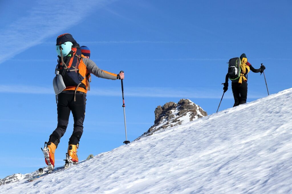 mountains, snow, ski, ski sport, backcountry skiiing, winter, winter sports, nature, alpinism, blur, skiing, people